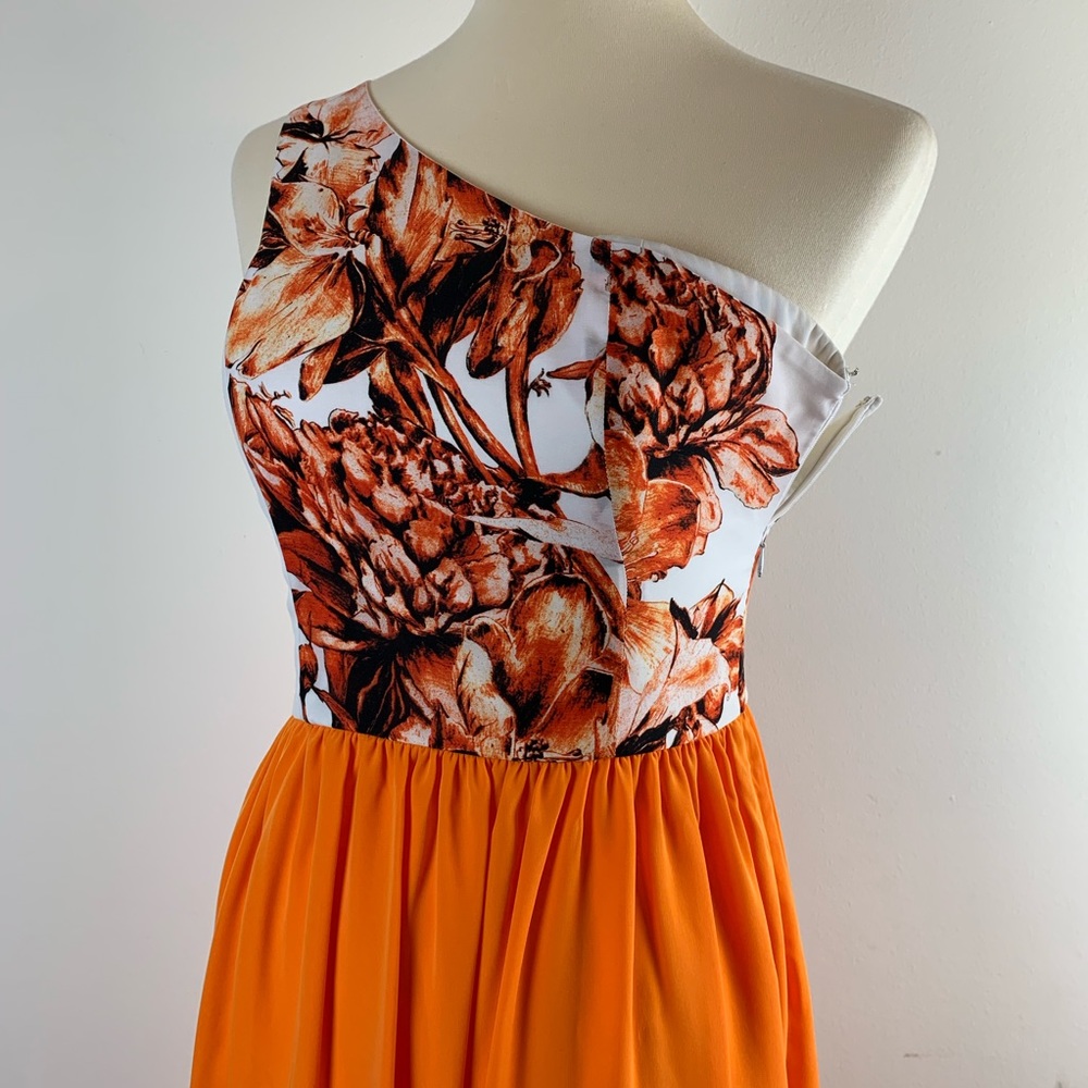 Beautiful Sachin + Babi Firefly Dress Orange White - Picture 4 of 8